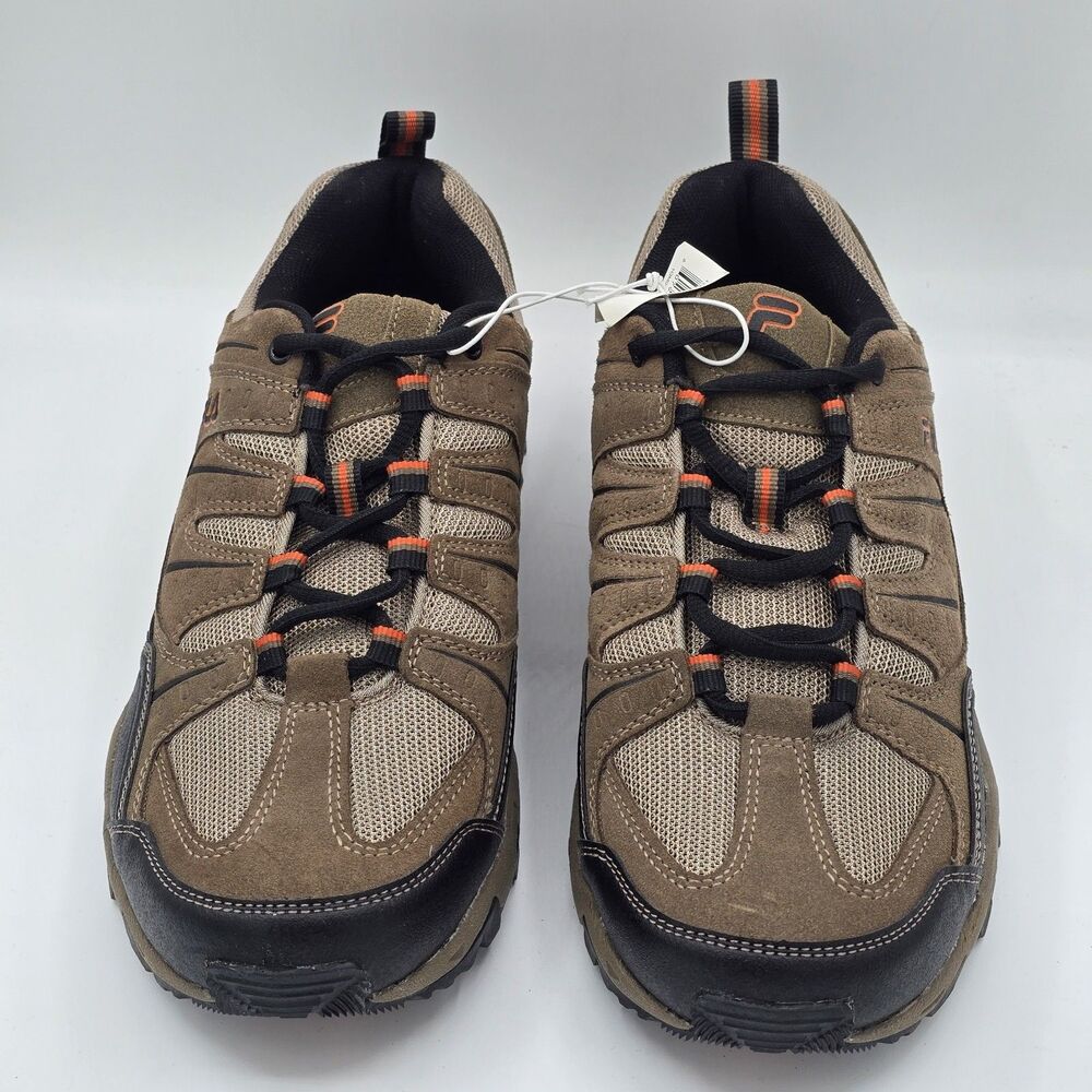 Fila Midland Shoes Men’s Hiking Trail Running Outdoor Athletic Brown Size 11 - Picture 6 of 7